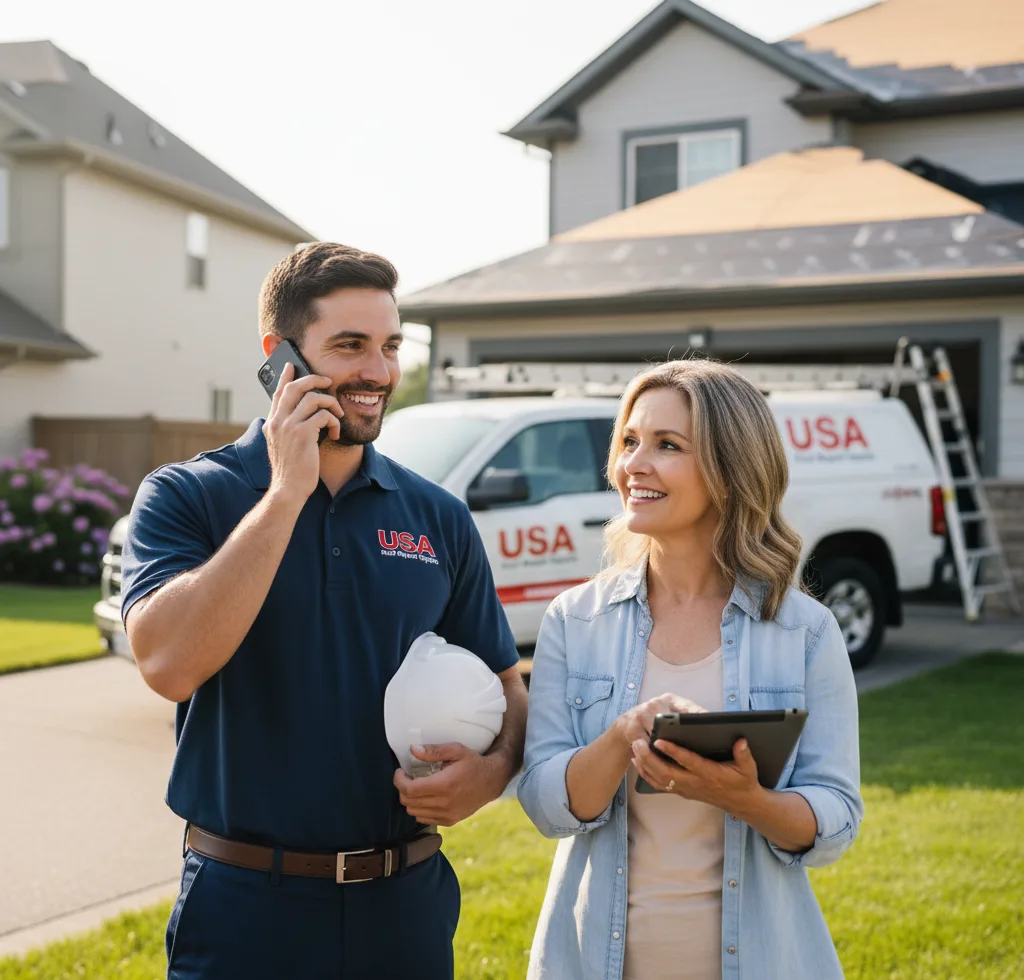 USA Roof Repair Experts customer support in Castle Rock